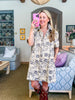 Courtyard Floral Denim Mini Dress