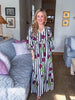 Wine & Whimsy Midi Dress