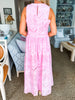 Wrapped in Romance Eyelet Skirt Set-Pink