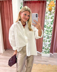 Ava Day Out Poplin Top