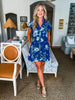 Floral Frolic Denim Mini Dress