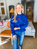 Nantucket Days Lobster Sweatshirt- Navy