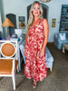 Soft Serenade Floral Midi Dress