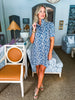Loving Gaze Mini Dress-Midnight
