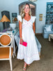 In the Clouds Midi Dress-Off White