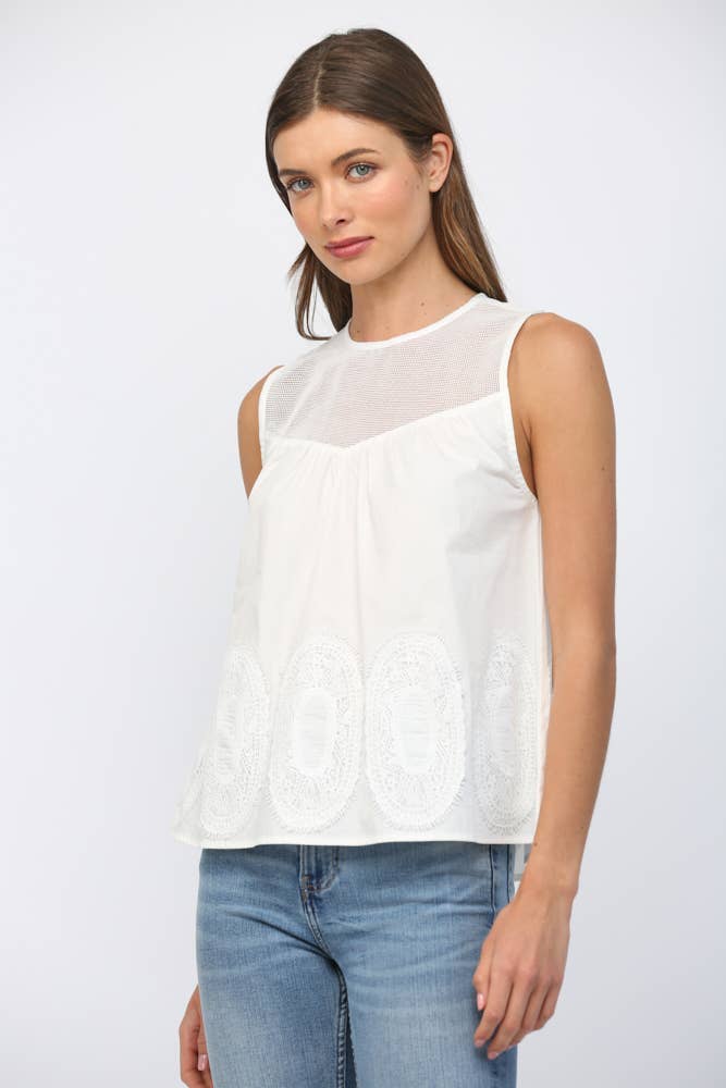 Celeste Lace Top