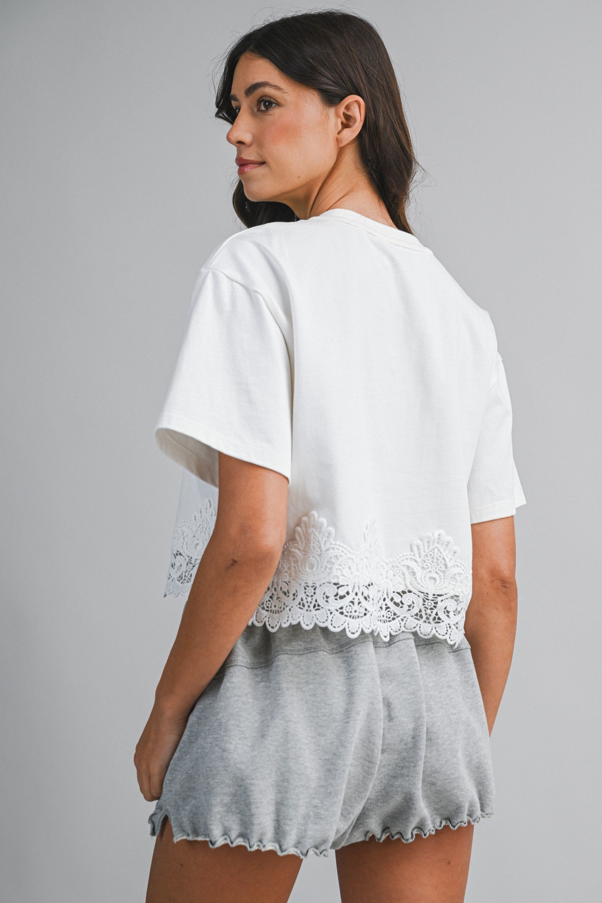 Coconut Kiss Lace Top