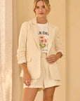 The Atelier Blazer-Ecru