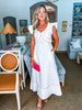 In the Clouds Midi Dress-Off White