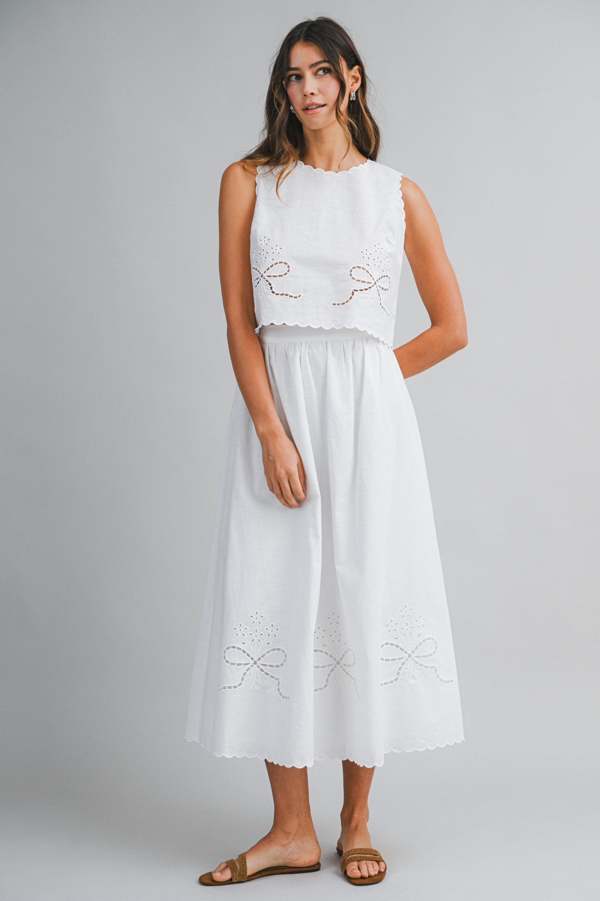 Seaside Scallop Skirt Set