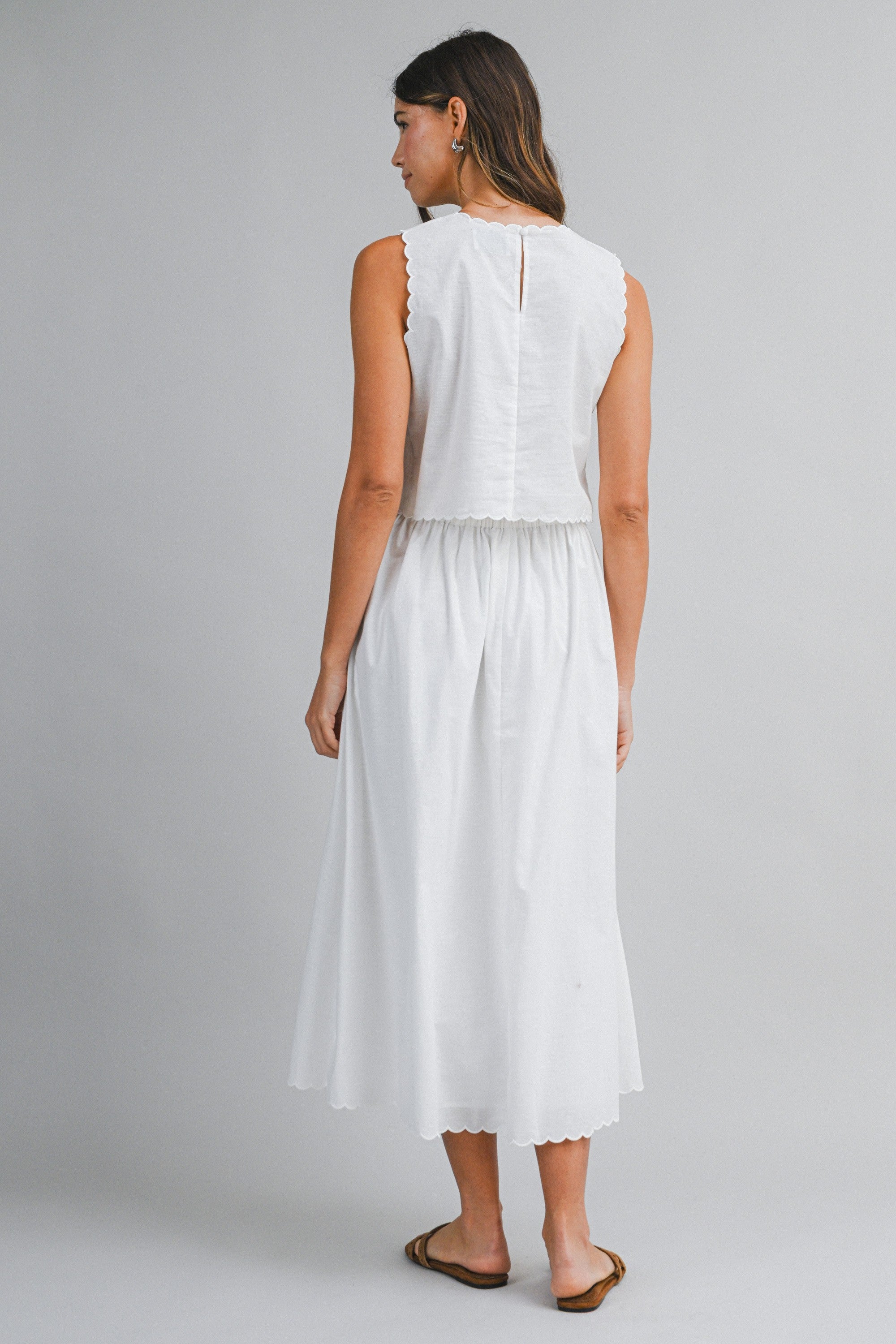Seaside Scallop Skirt Set