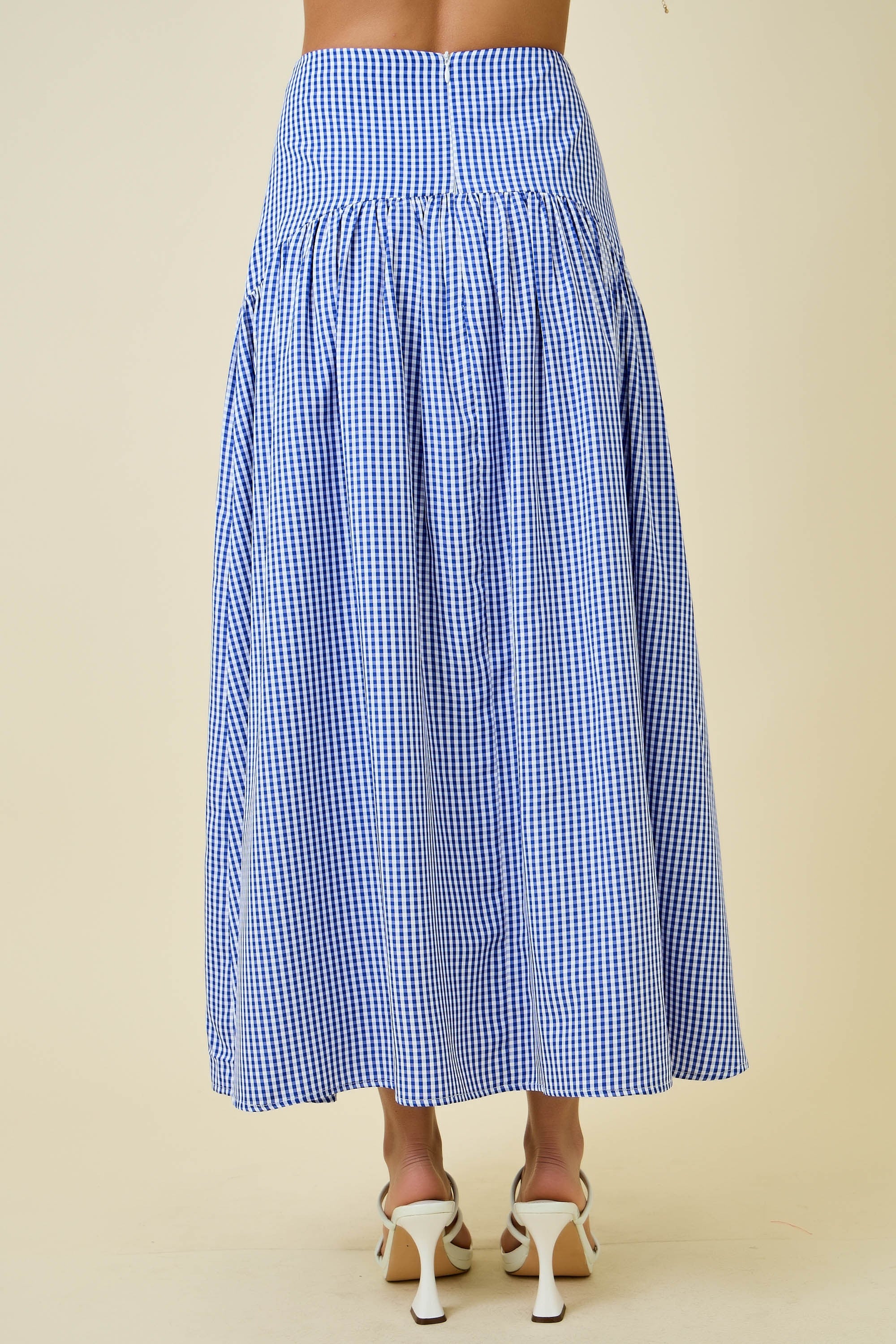 Picnic in Central Park Midi Skirt
