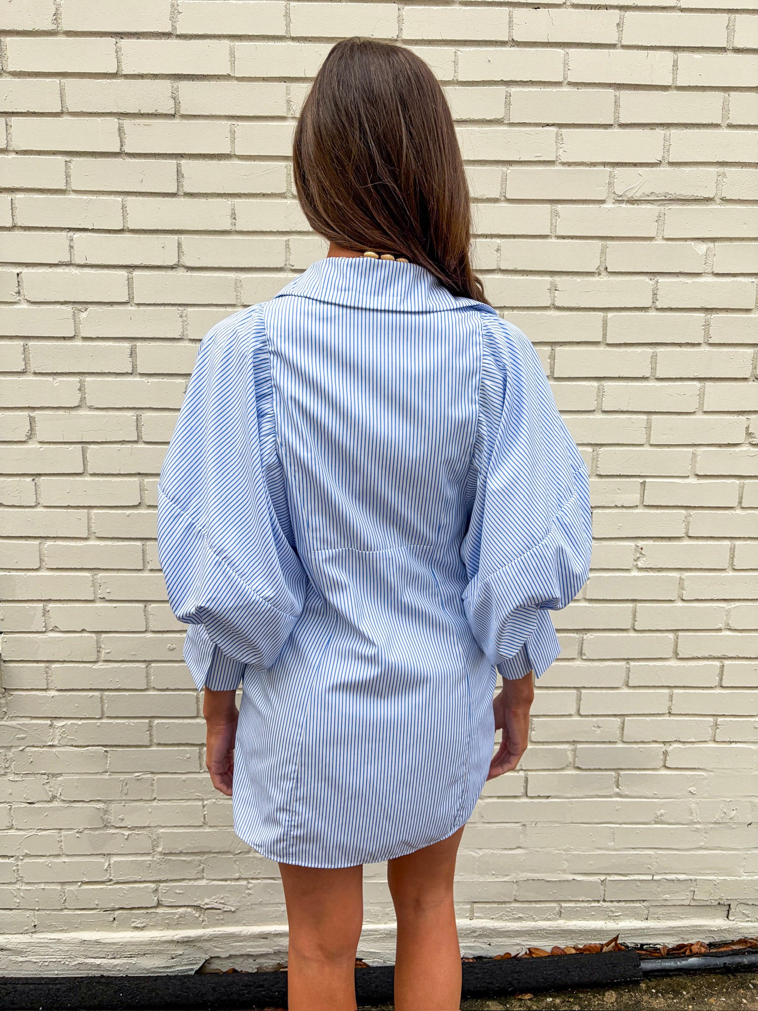 Boss Babe Pinstripe Mini Dress