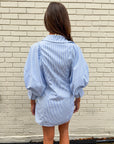 Boss Babe Pinstripe Mini Dress