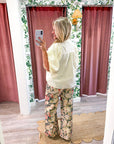 Rosemere Button Down Top-Cream