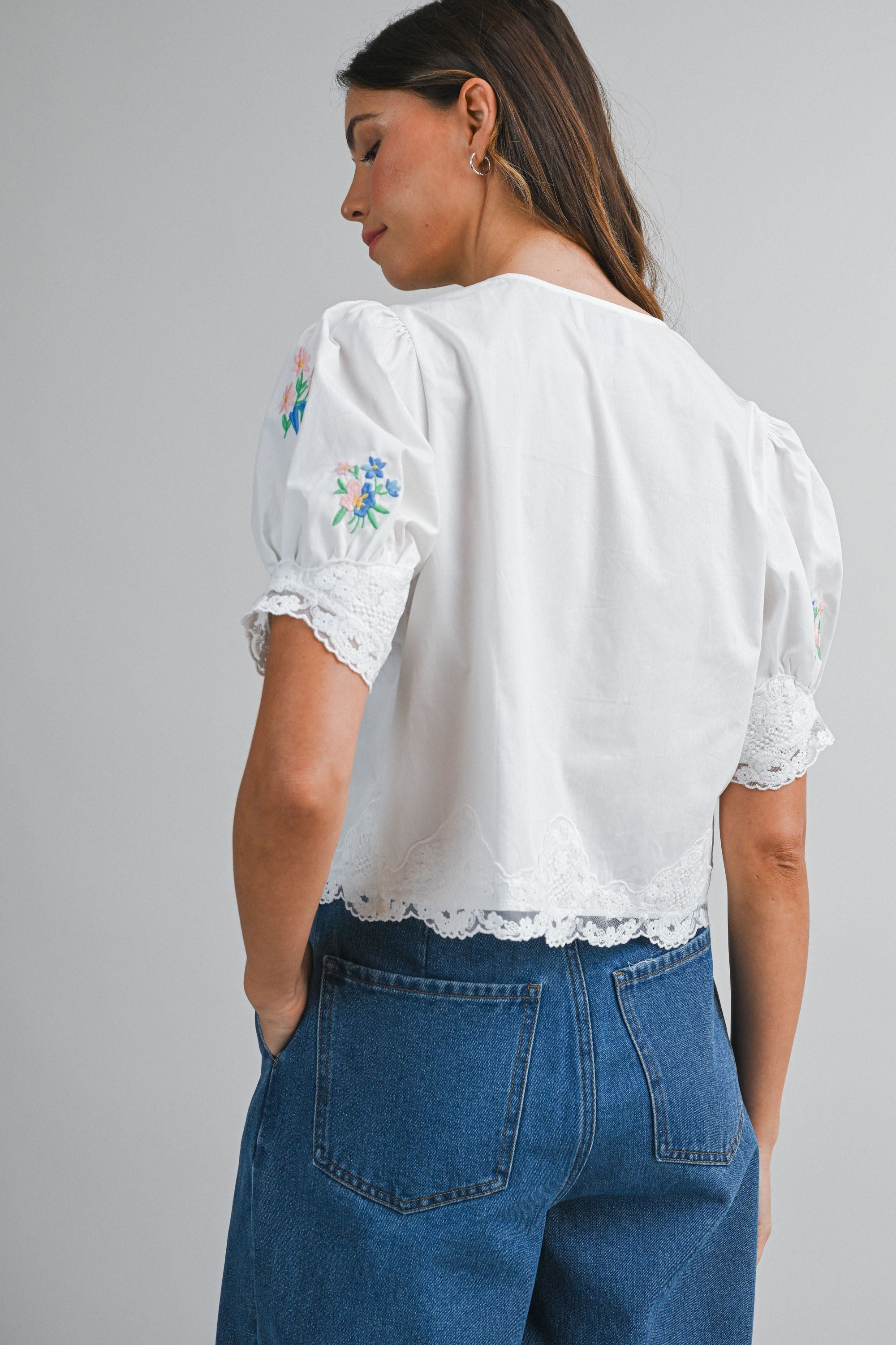 Sweet Prairie Embroidered Top