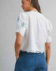 Sweet Prairie Embroidered Top