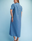Bright Side Midi Dress-Sapphire
