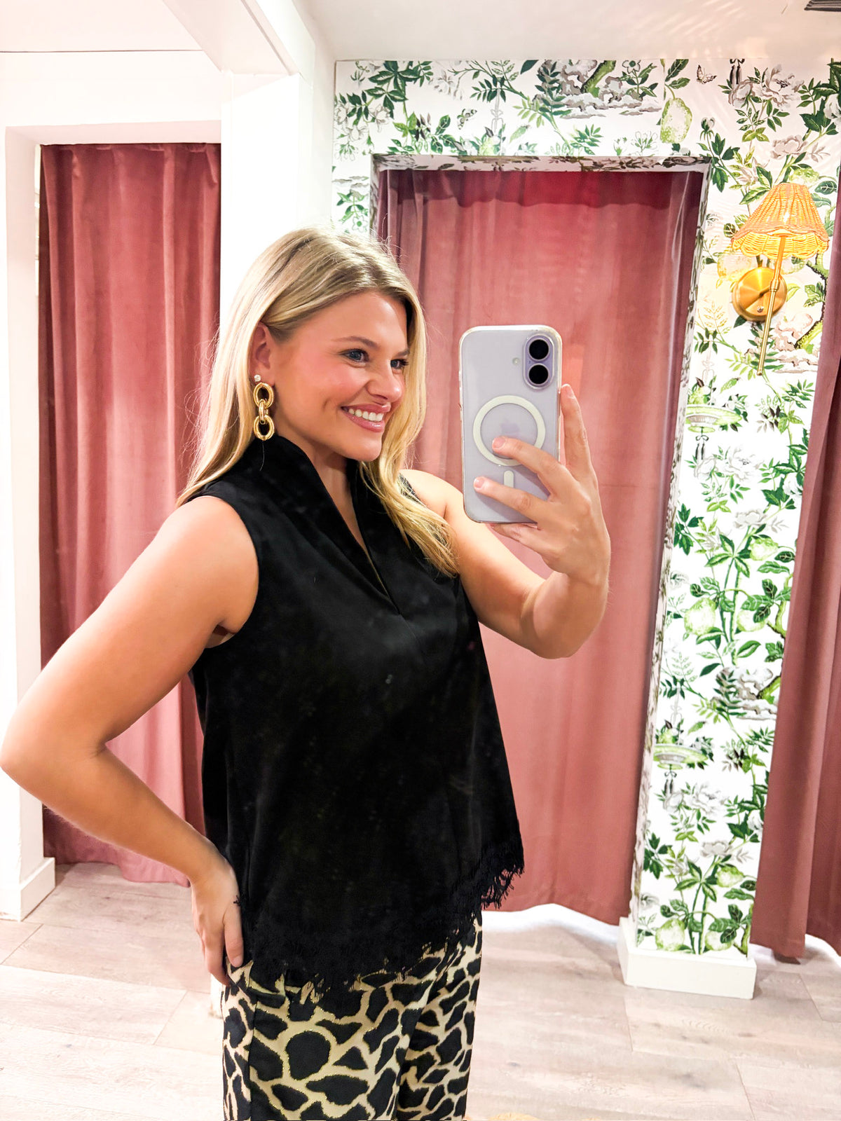 Monte Carlo Lace Trim Top