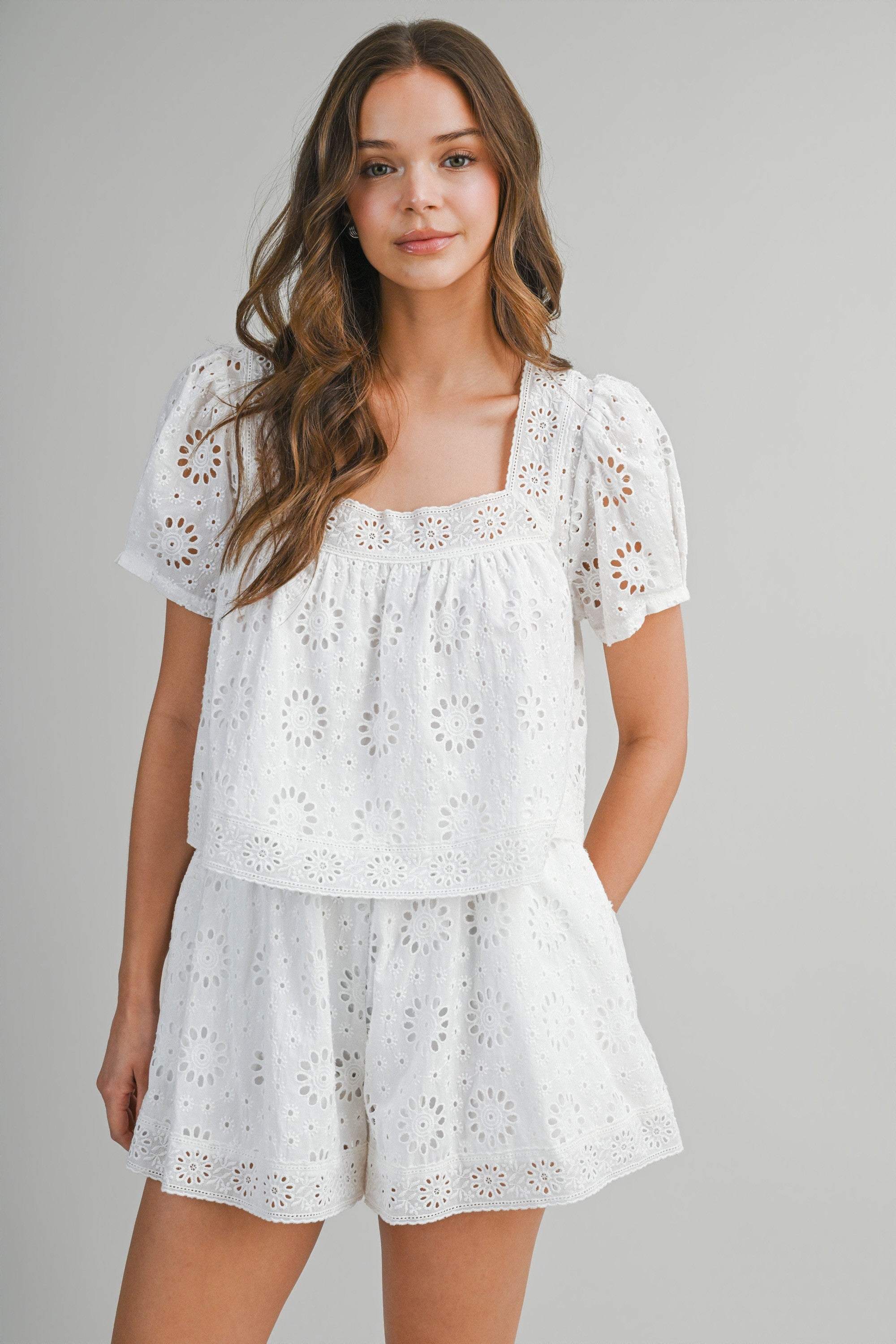 Delilah Embroidered Top