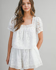Delilah Embroidered Top