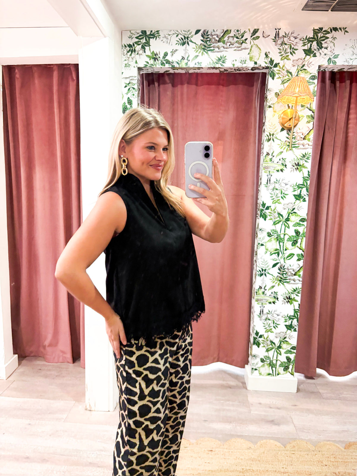 Monte Carlo Lace Trim Top