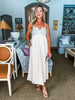 Bring the Chic Linen Midi Dress