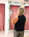 Monte Carlo Lace Trim Top