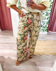 Floral Tale Wide Leg Pants