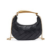 Ursula Woven Crossbody- Black