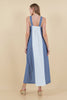 Santorini Seas Maxi Dress