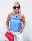 Oceanfront Halter Neck Top