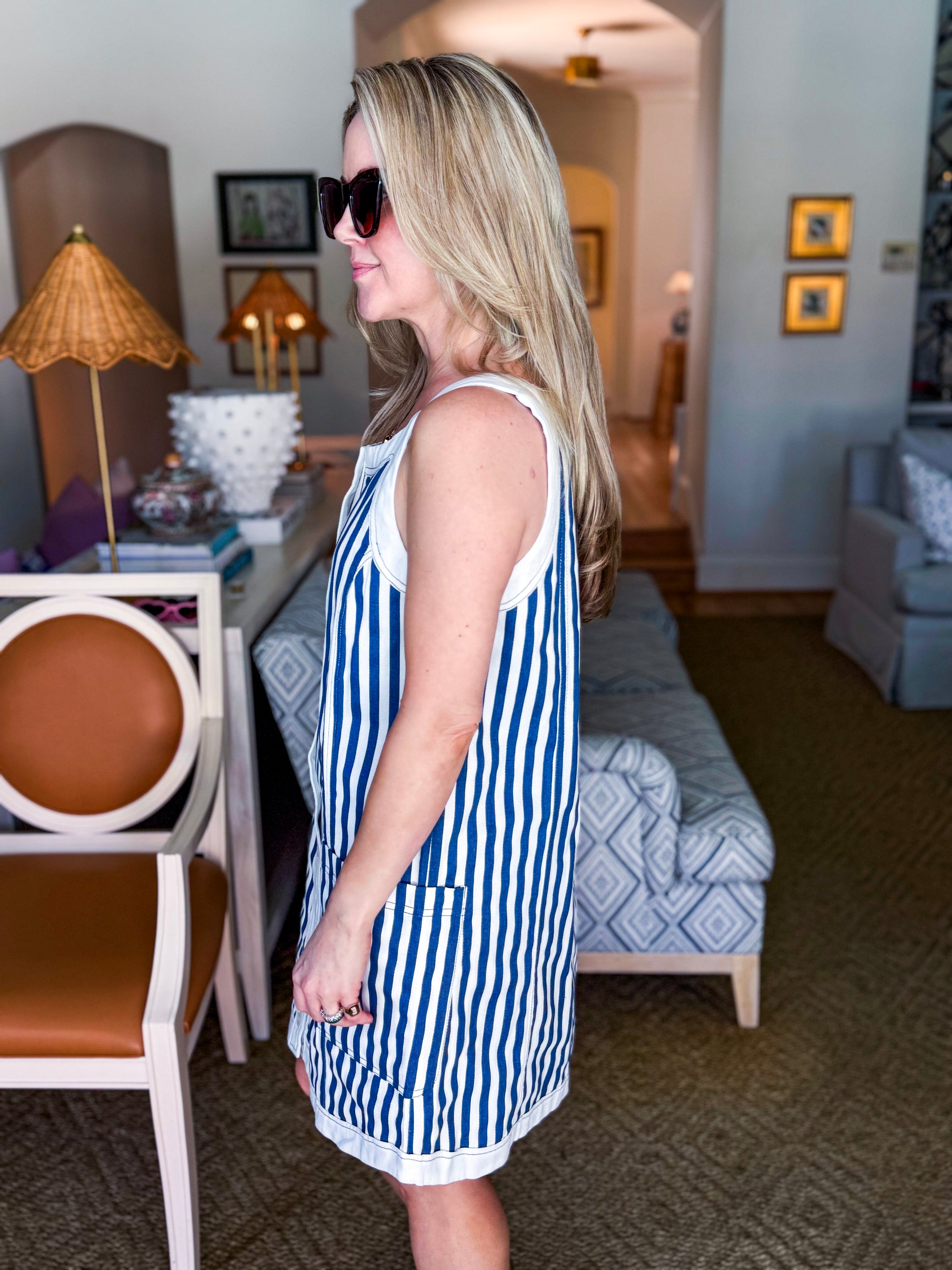 Sconset Denim Mini Dress