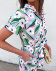 Sweet Like Spring Belted Romper