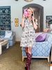 Courtyard Floral Denim Mini Dress