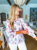 Cheery Meadows Floral Top-Lilac