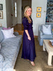 Pinot Sipping Maxi Dress-Navy