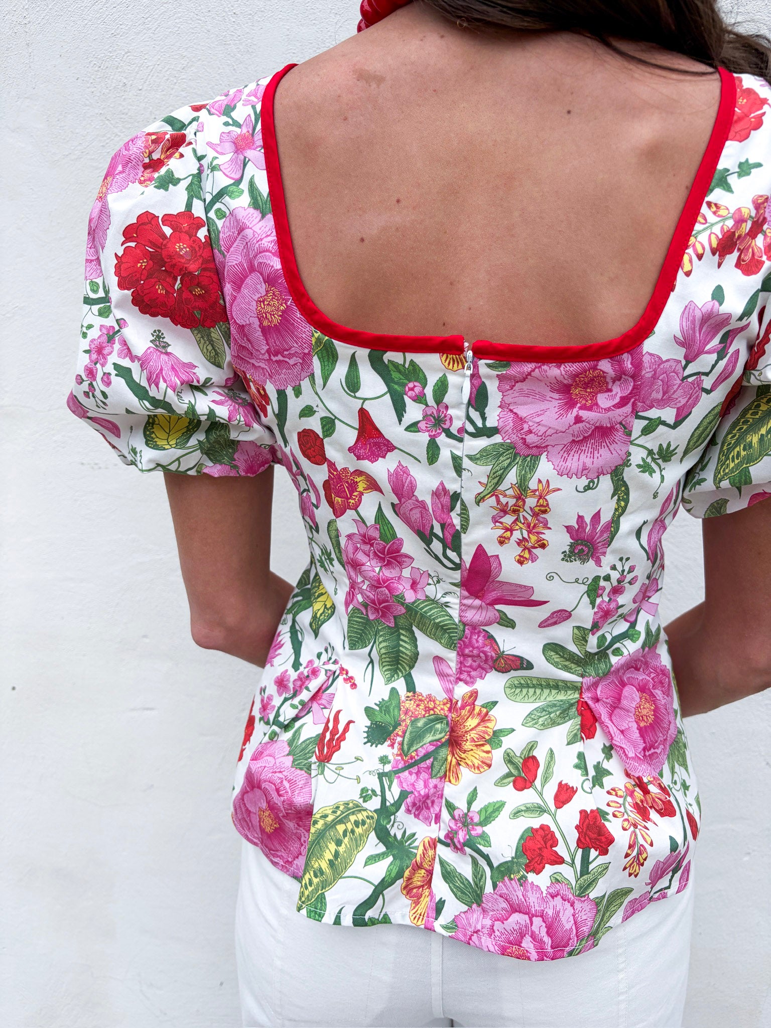Garden Romance Peplum Top