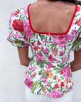 Garden Romance Peplum Top