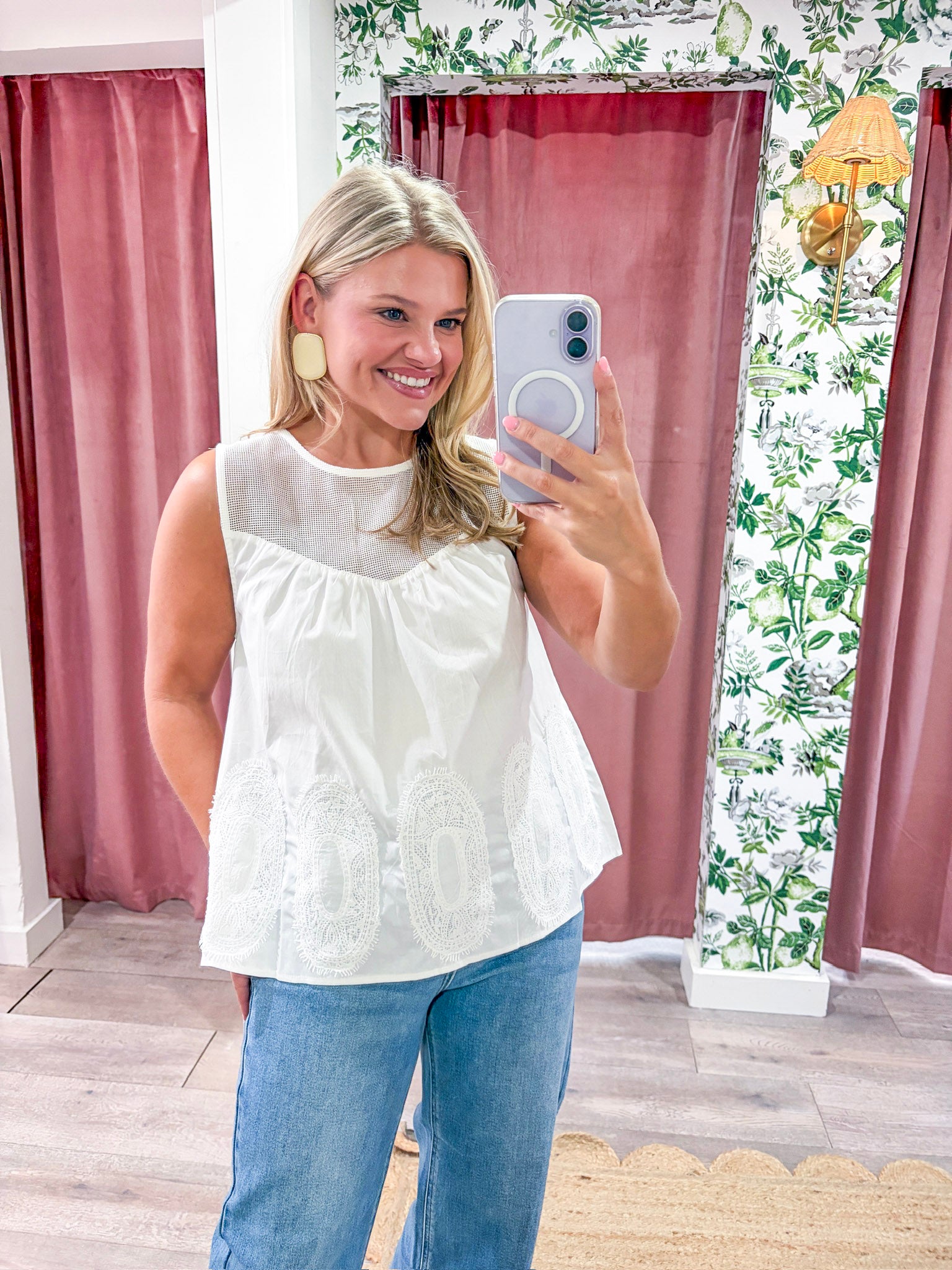Celeste Lace Top