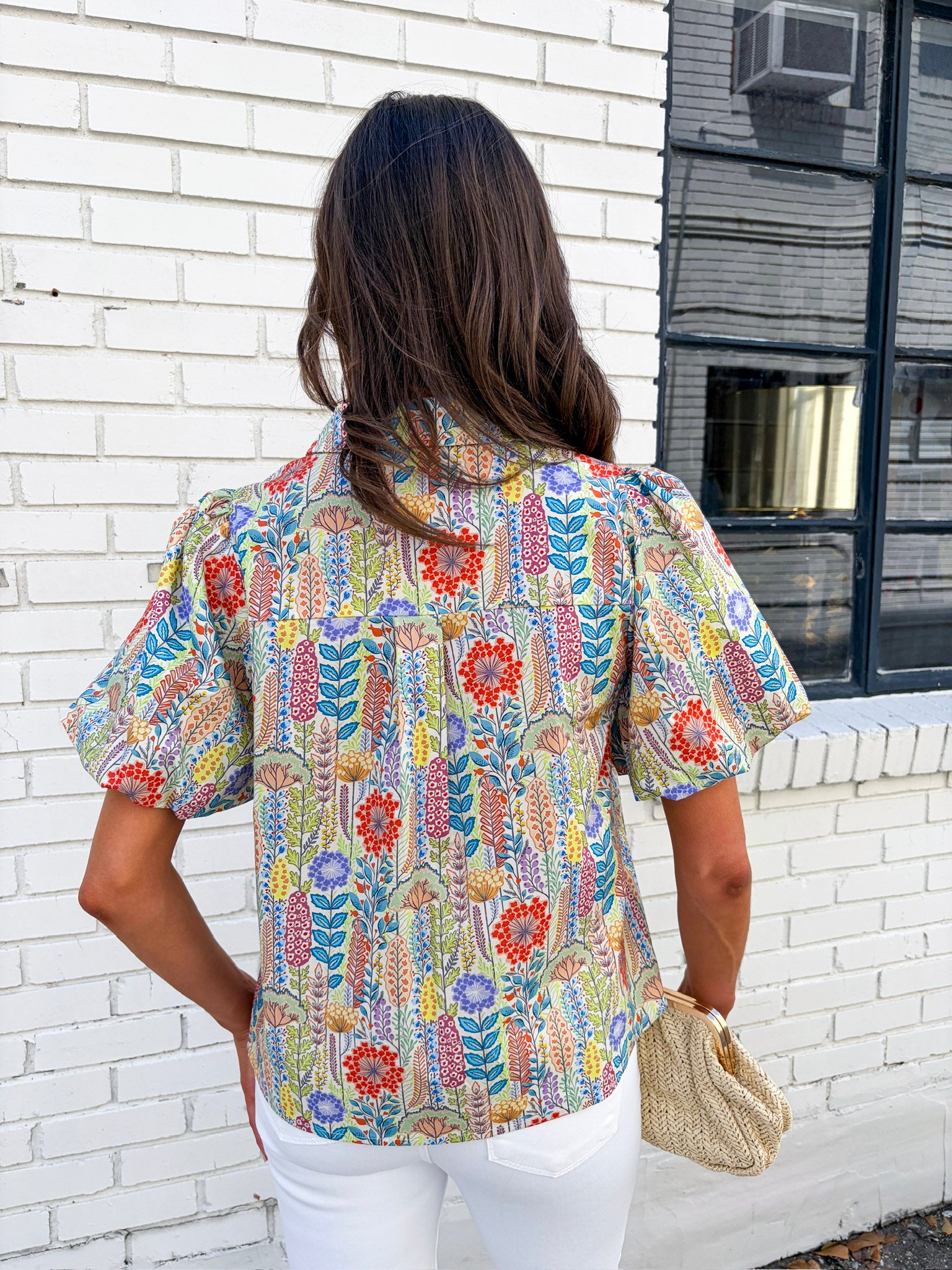 Juniper Gardens Top-Orange