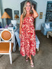 Soft Serenade Floral Midi Dress