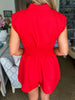 Darling Gaze Romper-Red