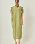 Pemberley Eyelet Midi Dress