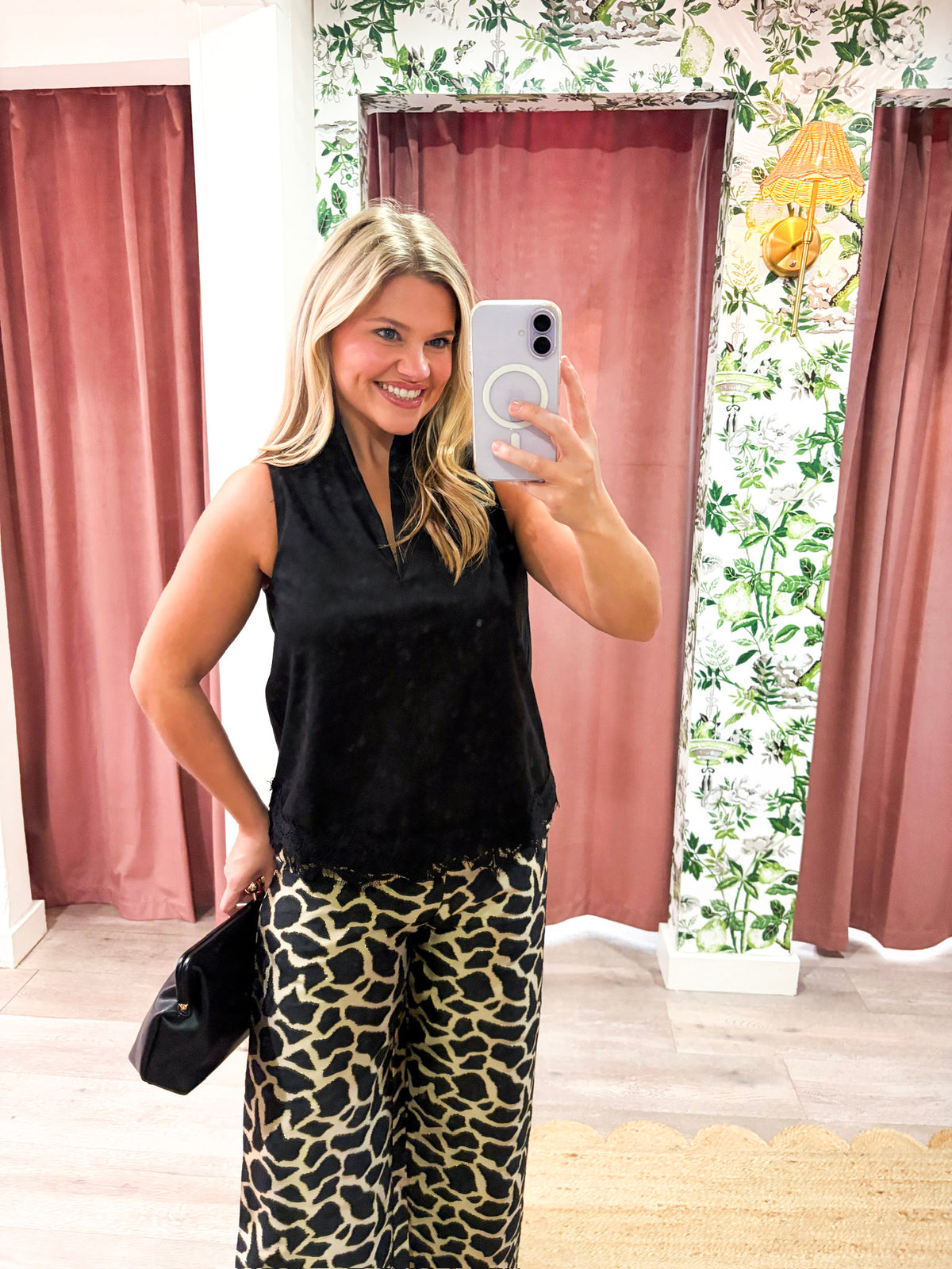 Monte Carlo Lace Trim Top