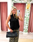 Monte Carlo Lace Trim Top