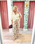 Rosemere Button Down Top-Cream