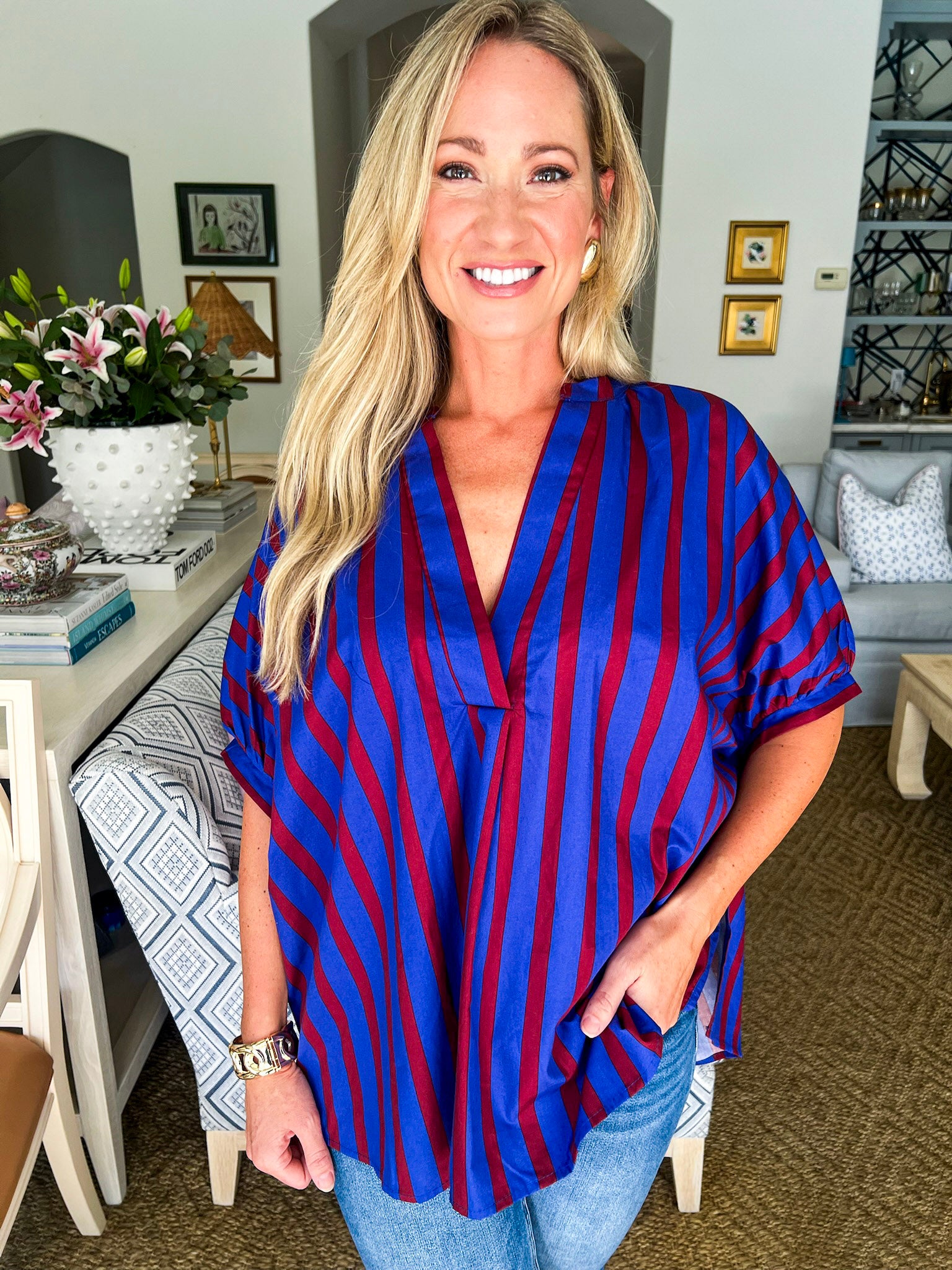 Run Around Oversized Top