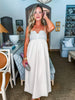 Bring the Chic Linen Midi Dress