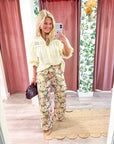 Rosemere Button Down Top-Cream